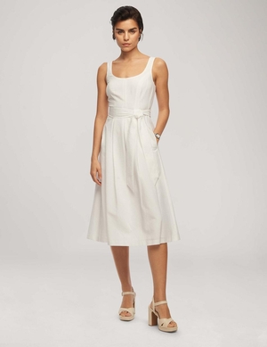 Peignoir Anne Klein Seersucker Topsitch Midi With Pleats   | ISM-9751896